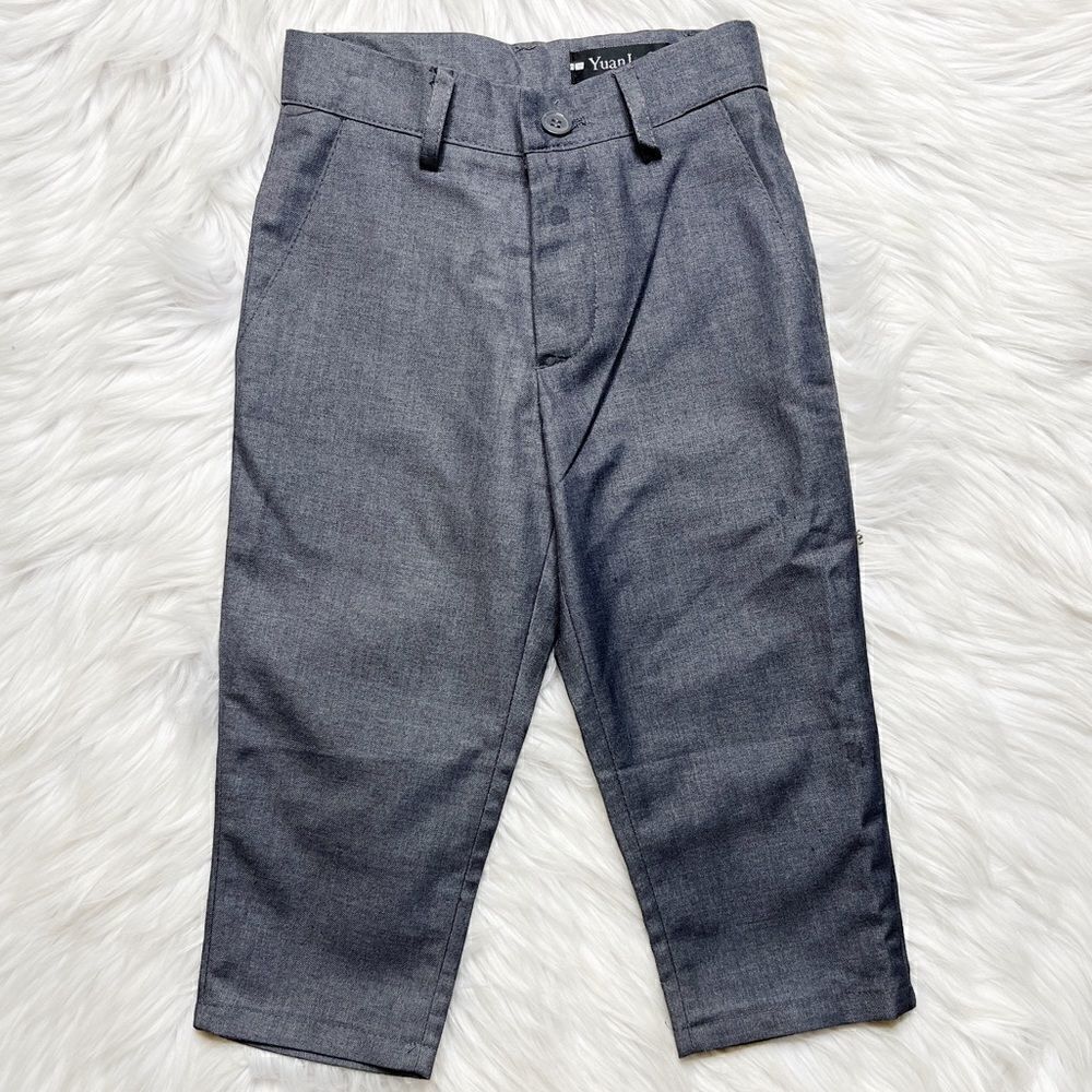 Yuan Lu Dress Suit Pants Grey Size 2T